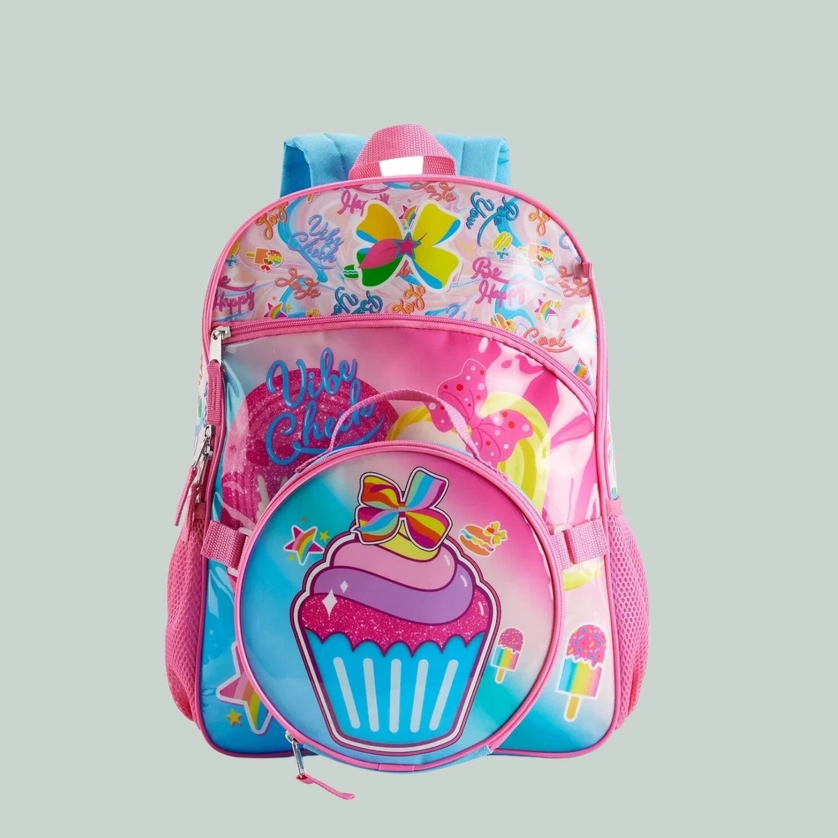 5pc Jojo Siwa Girl Backpack 16 Preschool kindergarten kids eBay
