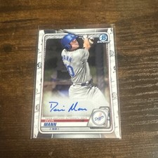 Devin Mann Auto - 2020 Bowman Chrome #CPA-DMA
