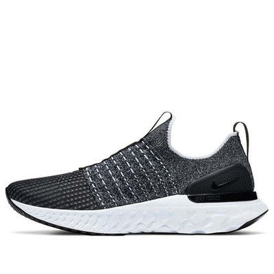 Nike React Phantom Run Flyknit 2 Black Smoke Grey CJ0277-003 Men's Size 10.5