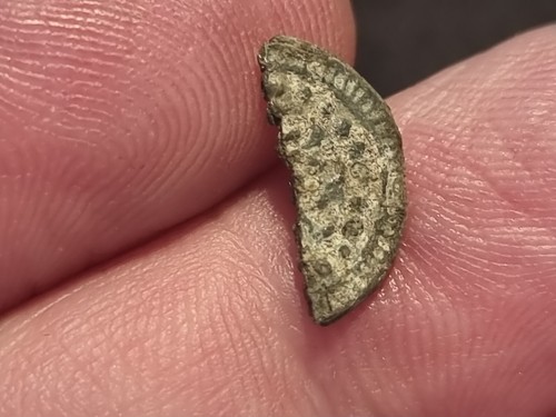 Medieval unresearched silver hammered damaged coin. Please read description LA23