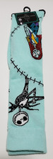 Disney The Nightmare Before Christmas Jack Sally Knee Highs Socks Size 4-10 New
