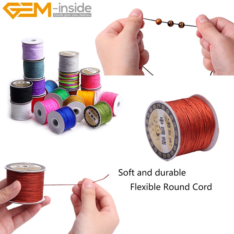 120 Meters Nylon Thread Delicate Strings Knotting Line for Jewelry Craft 0.8mm - Image 2 of 4