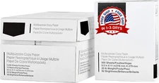 Papel para fotocopiadora multiusos, 20 lb, 10 resmas, 5000 hojas, 92 brillante