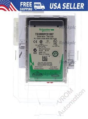 New Sealed Modicon Schneider TSXMRPC01M7 PV: 08 Configurable SRAM Memory 1.7MB