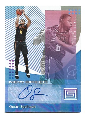 Omari Spellman AUTOGRAPH Atlanta Hawks 2018-19 Panini Status AUTO Basketball