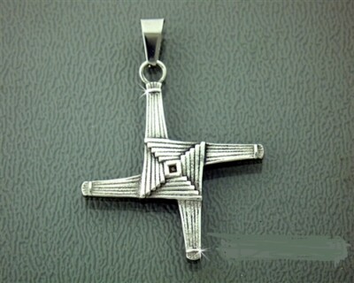   316 L Stainless Steel St Brigid s Cross Pendant No chain