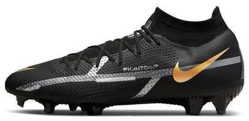 Nike Phantom GT 2 Pro DF FG Black Metallic Gold