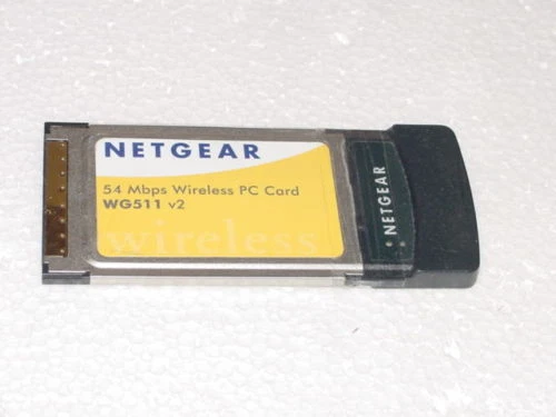 NETGEAR WIRELESS PC CARD WG511 V2 PCMCIA