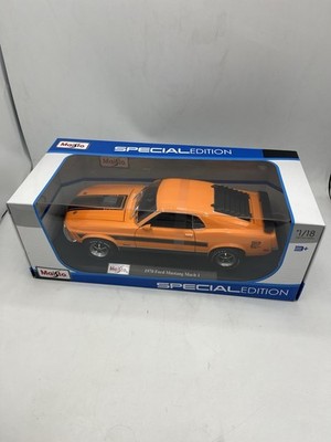 Diecast 1:18 1970 Ford Mustang  Mach 1, it is a Maisto Brand Model 