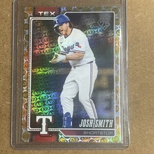 Josh Smith ORANGE FOIL SSP /50 Spring Training 2026 Topps Series 1 Texas Rangers
