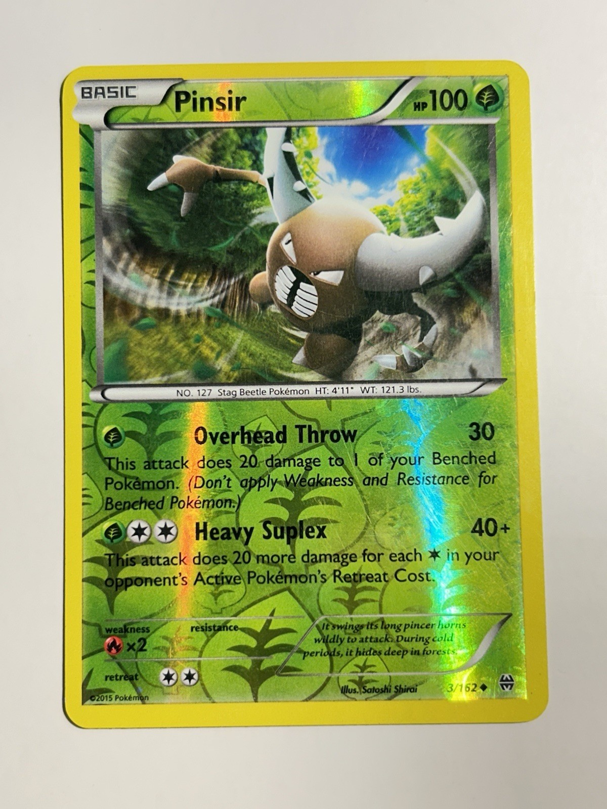 Pinsir 9/83 Rare Generations Reverse Holo Pokemon Card