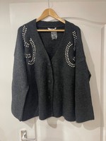 The Very Collection Curve Embellished V Neck Cardigan Size 22-24 - NEW
