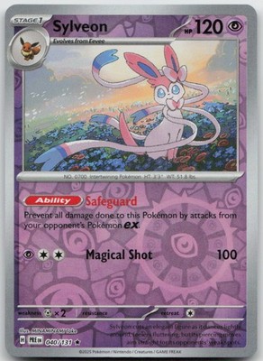 Sylveon 040/131 SV: Prismatic Evolutions Reverse Holo