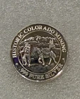 Vintage 20 g  .999 Silver Round  ~~ Historic Colorado Mining Wildlife Series
