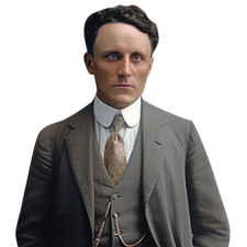 Harry Houdini (Suit) Half Body Buddy Cutout