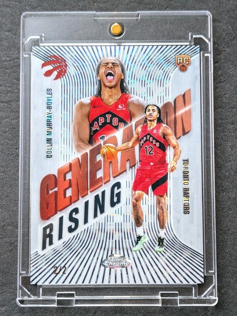 2025-26 Topps Chrome COLLIN MURRAY-BOYLES Generation White Geometric Refractor/2