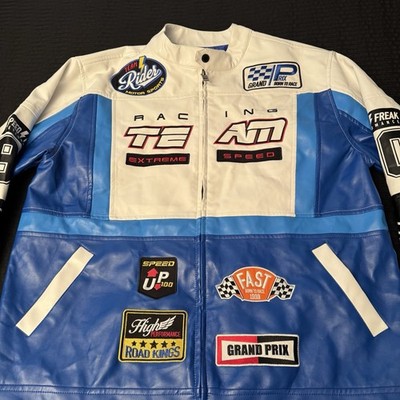 Copper Rivet Racing Team Speed Freak 90 Jacket Size XL Patches