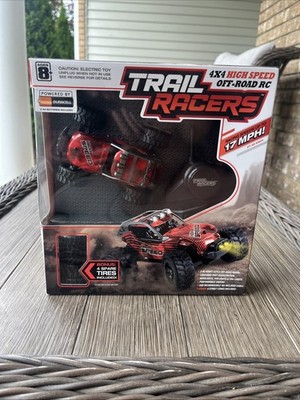 Trail Racers 4X4 High Speed Off-Road Remote Control Buggy Red