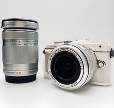 OLYMPUS PEN Lite E-PL7 Digital Camera w/ 14-42mm EZ / 40-150mm Lens Kit