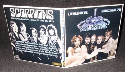 The Scorpions Chicago 1979 Gate Fold CD Package NEW