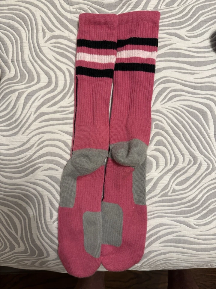 Calcetines de baloncesto ADIDAS Team Speed talla XL rosa negro gris Foto 2 de 2