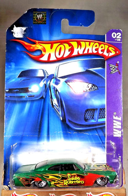 2006 Hot Wheels #107 WWE-Eddie Guerrero 2/5 '65 IMPALA Green w