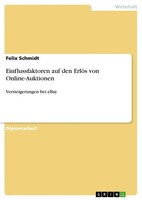 Einflussfaktoren Auf Den ErlöS Von Online-Auktionen Felix Schmidt