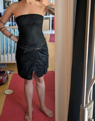 Vero Moda schönes schwarzes Partykleid Bodycon mit Reißverschluss Gr. 36
