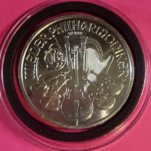2008 1 oz Wiener Philharmonic .999 Fine Silver Austrian Republik Ostererreich