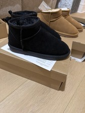 New Winter UGG ladies Classic Ultra Mini Boots black