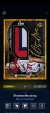 Topps Bunt Museum '21 Stephen Strasburg Gold Framed Signature Legendary DIGITAL