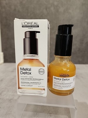 L'OREAL Serie Expert Metal Detox Oil | Anti-Deposit Daily Leave-in Protector NEW