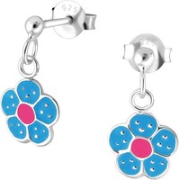 MäDchen Ohrstecker Sterling Silber Blume 13X8Mm Kinderschmuck