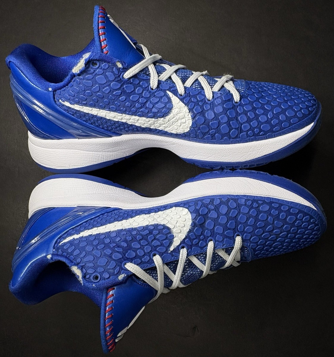 Nike Kobe 6 Protro Dodgers Blue White Red Basketball Shoes CW2190