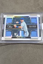 2024 Panini Three and Two - Full Count Swatches Nick Loftin #FCS-NL Holo Silver