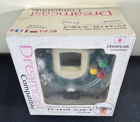 Sega Dreamcast  Compitable Clear Controller  NEVER OPENED OR OUT OF THE BOX MINT