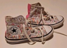 Converse Chuck Taylor All Star Unicorn High Top Sneakers Kids 12 Pink Rainbow