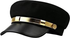 Chauffeur Hat for Men Women Classic Vintage Newsboy Cap Costume Hats Red New