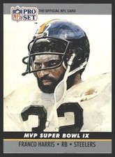 Franco Harris #9 1990 Pro Set Super Bowl MVP Collectibles Pittsburgh Steelers
