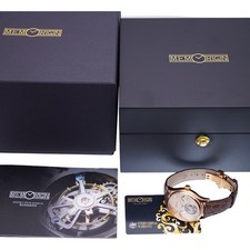 Memorigine Tourbillon Everlasting Hand-Wind SS/PG GP Gold Dial 42mm Grade B+