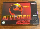 Mortal Kombat - Super Nintendo SNES Complete In Box W/ Poster - Mint Crispy Box