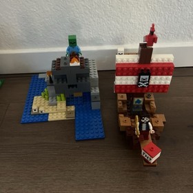 LEGO Minecraft 21161, 21169, 21152, 21123 (4 Sets 100% Complete)