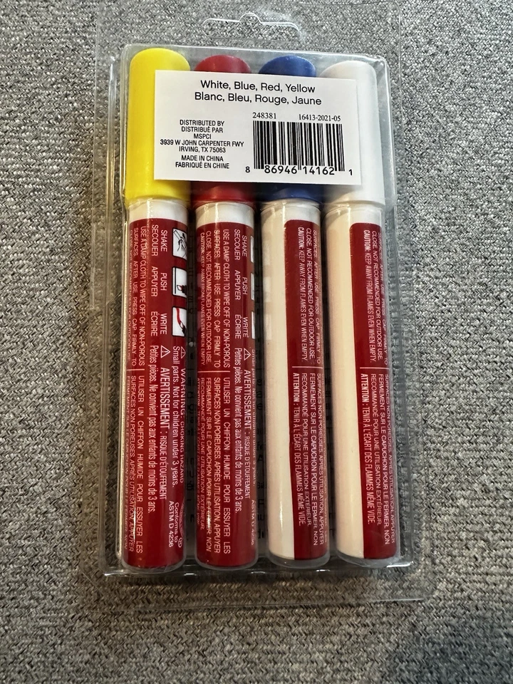 Juego de marcadores de tiza Craft Smart de 4 piezas borrables en húmedo Foto 2 de 2