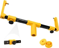 VOOMEY 18"Paint Roller Frame,The Adjustment Range is from 12"to 18", Yellow 