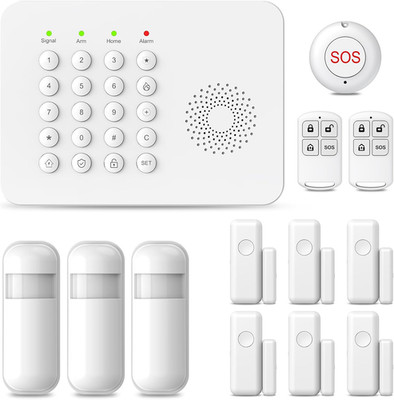 Home Security Alarm System,Wireless Home Security Systems with DIY Expandable Do