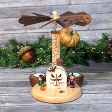 Halloween Jack-o'-lantern Smoker Pyramid