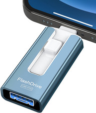 256GB USB Flash Drive for Phone and Pad, Photo Stick High Speed External USB Thu