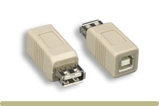 USB Gender CHANGER TYPE A Female to TYPE B Female Adapter