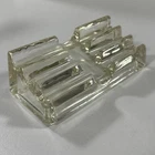 Antique Deco Glass Fountain Pen Stand Desk Solid Business Card Stand?