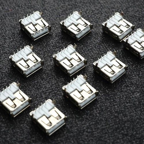 10Pcs USB Type A Standard Port Female Solder Jacks Connector PCB SocketYUI1 _j - Picture 5 of 8